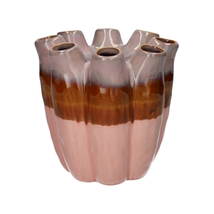 DF03-740550400 - Vase Floriva d19xh19 lavender/l.pink