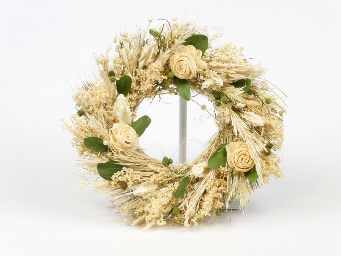 <h4>Wreath Ø30cm White 95737</h4>