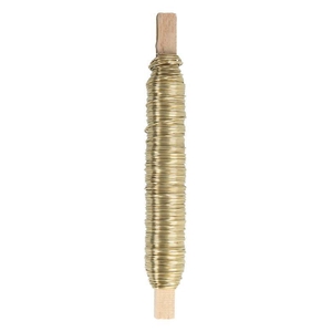 Wikkeldraad 100grx0,5mm goud