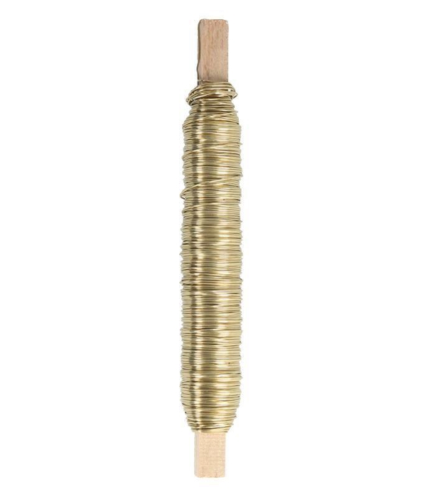 <h4>Wikkeldraad 100grx0,5mm goud</h4>
