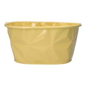 DF04-666775100 - Planter Zinna oval 19.7x13.5x10 beige