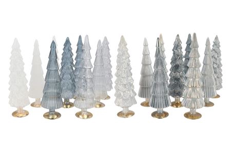 <h4>Twinkle Grey Mix Glass Tree Shiny Ass 9x35cm Nm</h4>