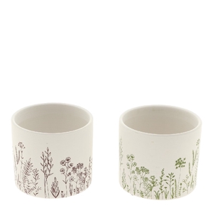 Keramiek Meadow pot d12*10.5cm