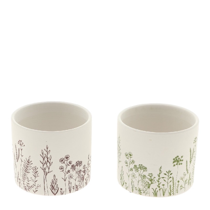 <h4>Keramiek Meadow pot d12*10.5cm</h4>