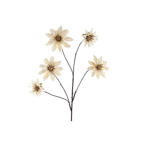 Dahlia Spray Beige FL440168BGE