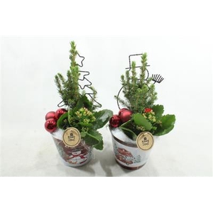 7281 Pot Zink Led Figuur