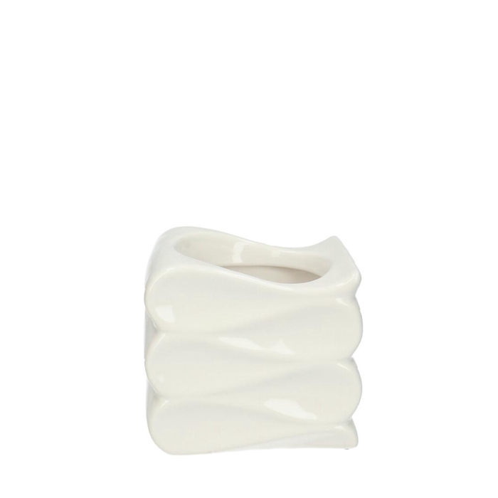 <h4>Keramiek Pot Wave d09/12*11cm</h4>
