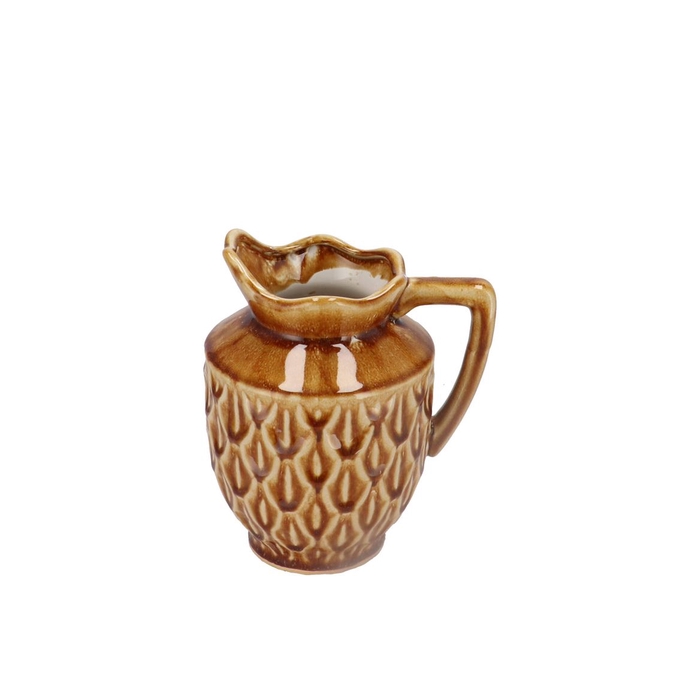 <h4>Inga Boa Brown Vase Active Glaze 18x14x21cm</h4>