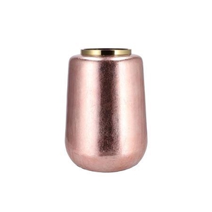 Julie Jolly Rose Vase Cilinder Iron 33x32x40cm