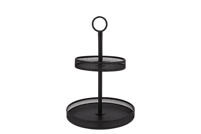 Storage Shelf Esi Metal Wild Black 28x43cm