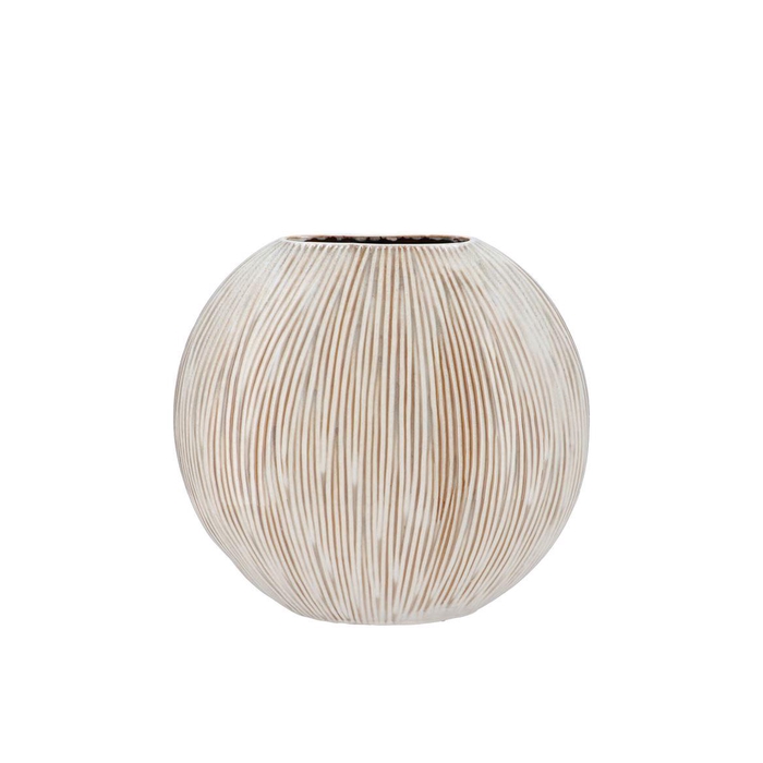 <h4>Sifan White Vase Oval 24x10x23cm</h4>