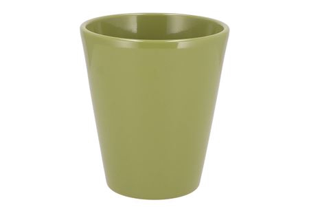 <h4>Ceramic Amazone Green Pot Orchid 15cm</h4>