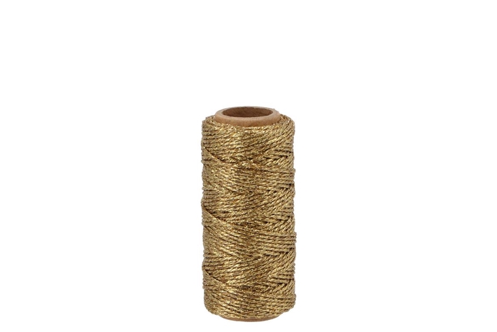 <h4>Ribbon Flashy Cord 51 Gold 25mx1,5mm</h4>