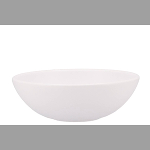 Vinci Matt White Bowl Low 20x7cm