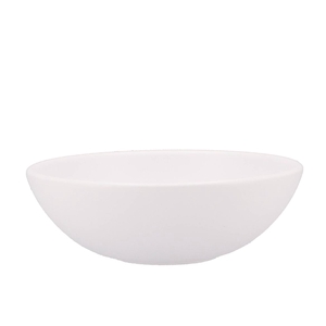 Vinci Matt White Bowl Low 20x7cm