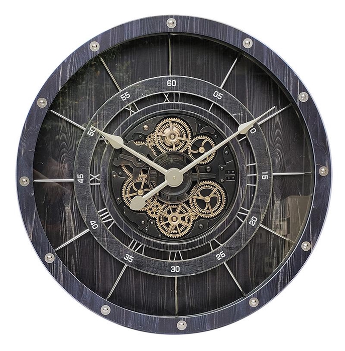 <h4>Clock Gear Ø80cm Black 18181</h4>