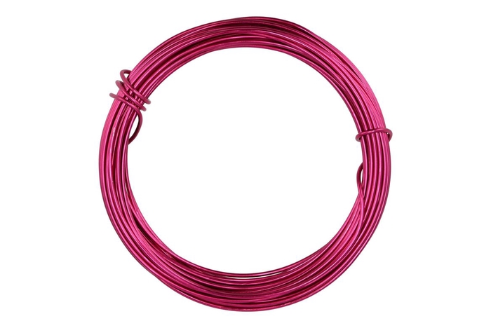 <h4>Wire Aluminum 100gr 12mx2mm Fuchsia</h4>