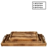 Hout Tray Sturdy S/3 60*31*5cm