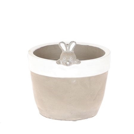 <h4>Pasen Keramiek konijn pot d11*11.5cm</h4>