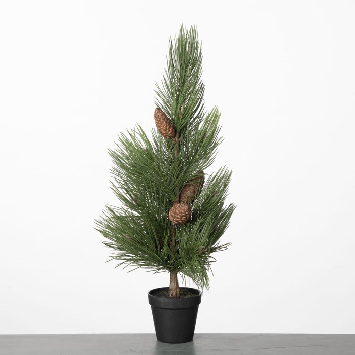 <h4>AF Pine Cone Tree pot H68cm Gr</h4>
