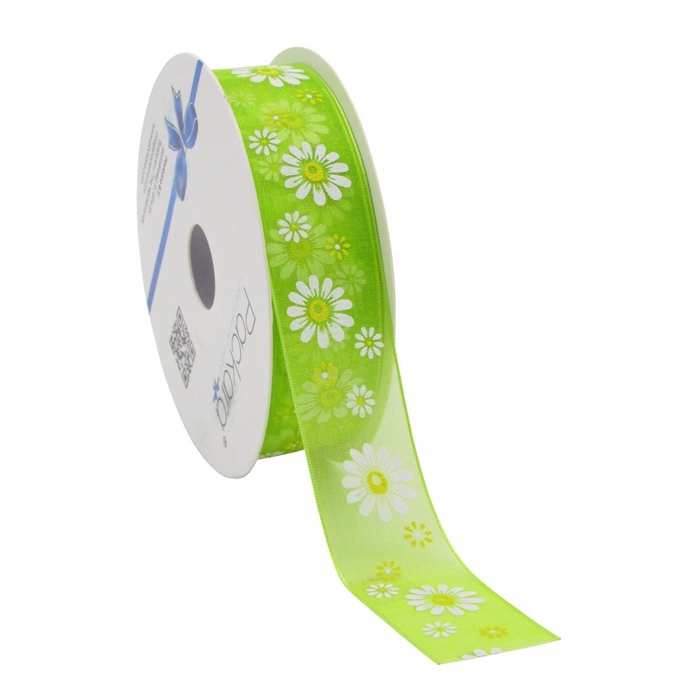 <h4>Ribbon Organza flowers 25mm 20m</h4>