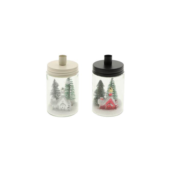 <h4>Candleholder Jar 2Ass H16.5D9.5</h4>