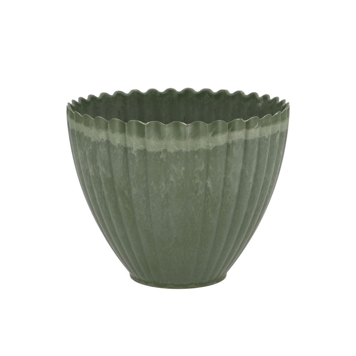 <h4>Melamine Lisa Green Pot 16x7x13cm</h4>