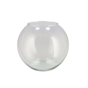 Glass Vase Globe Eco 17x19 Cm