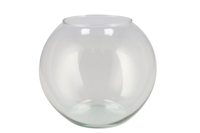 Glass Vase Globe Eco 17x19 Cm