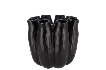 <h4>Luna Black Tube Vase 16x16cm Nm</h4>