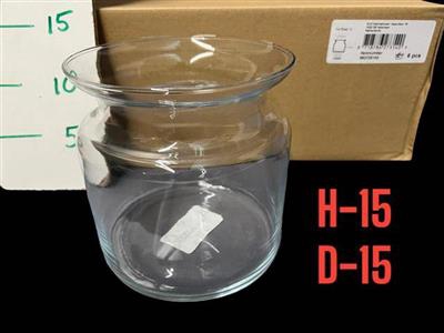 <h4>GLAZEN VAZEN CILINDER 15X15</h4>