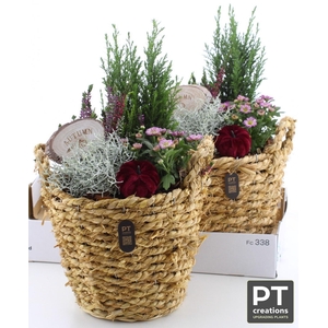 ARR GARDEN BASKET NATURE X2