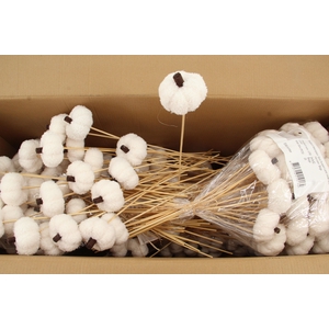 Stick Pumpkin Velvet 8cm Beige