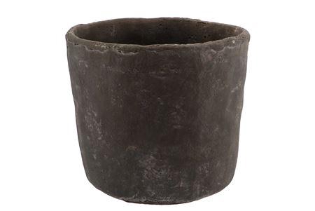 <h4>Iron Stone Grey Pot 21x19cm</h4>