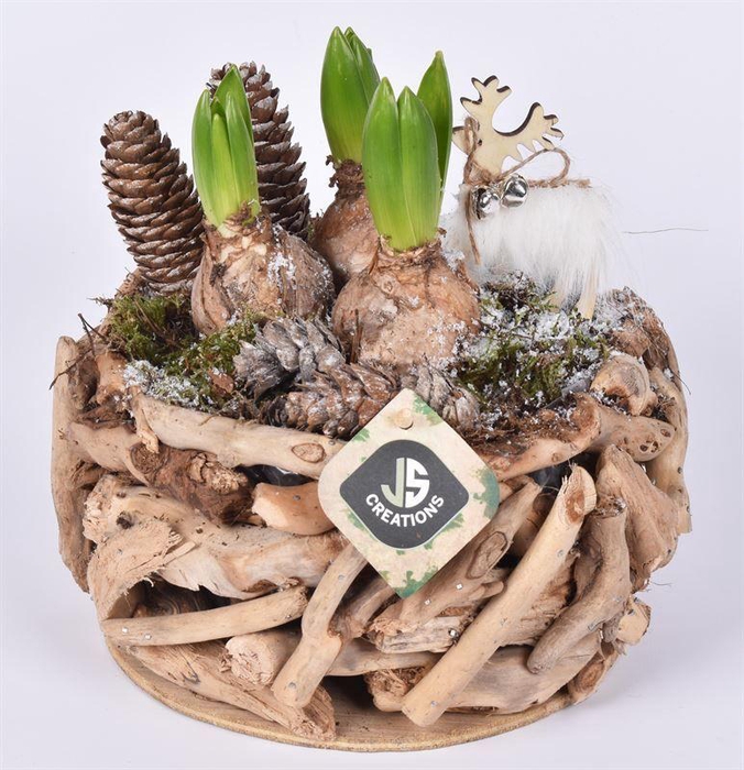 <h4>Hout krans br. 19,5cm</h4>