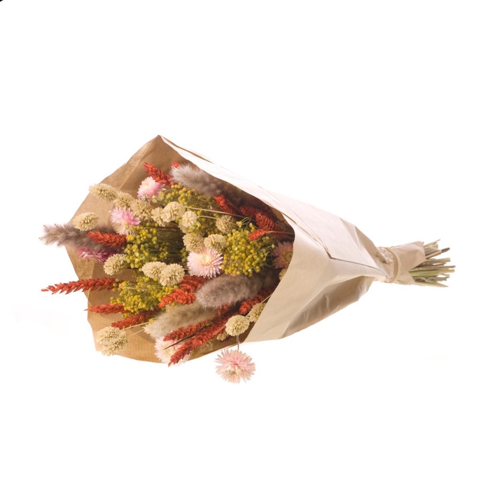 .Bouquet trendy hippy orange-pink