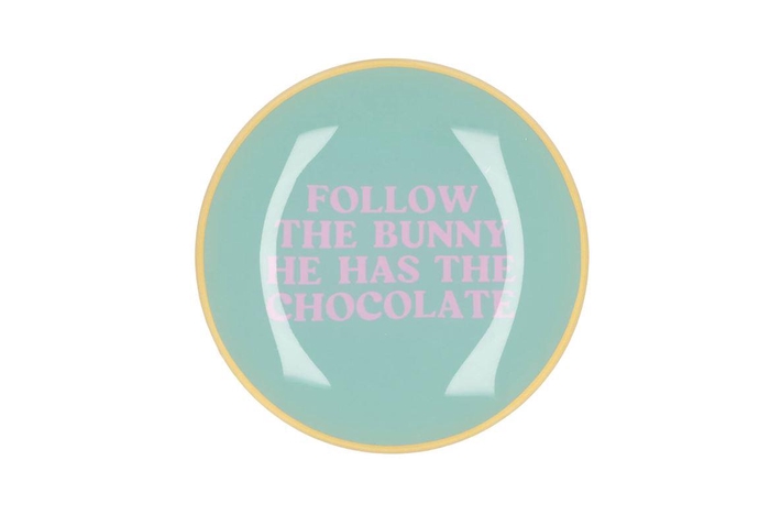 <h4>Plate Round Follow The Bunny 18x18x2cm</h4>