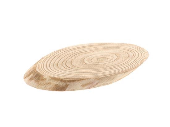 Wood Slice Arbori Ovl L29W15H2