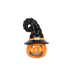 Jolie Scottish Orange Pumpkin Hat T-light 15x15x23cm