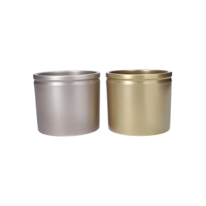 DF03-885120900 - Pot Lucca d14xh12.5 gold/silver