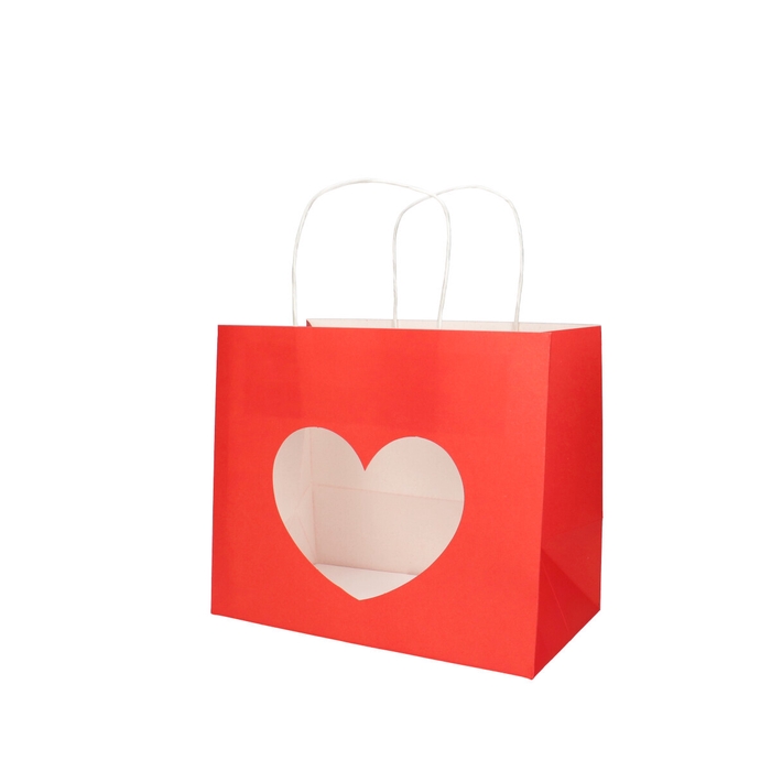 <h4>Opruiming Moederdag Tas Hart venster d24*19.5cm</h4>