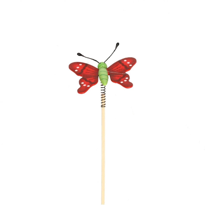 <h4>Bijsteker 50cm Vlinder Spring 6cm</h4>