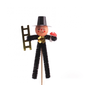 Christmas sticks 15cm Chimney sweep 8cm