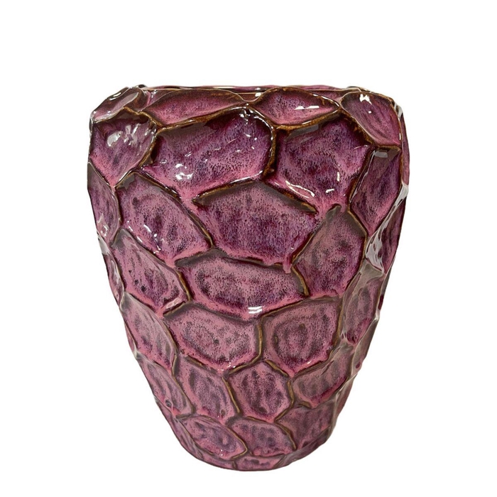 <h4>Keramiek Exclusief Honeycomb vaas d22*25cm</h4>