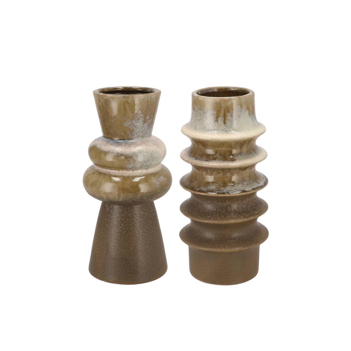 <h4>Dion Brown Vase Sparkle Ass 13x13x26cm</h4>