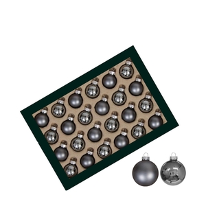 Kerstbal Bal  25mm combi x24