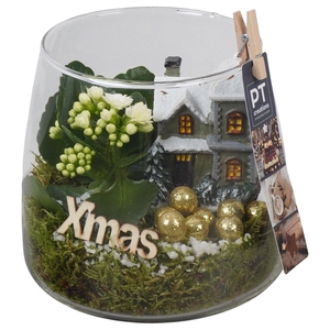 Deco Christmas Arrangement 14Ø 24cm