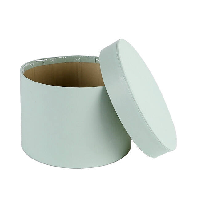<h4>Hat box Pastel carton 14xH10cm green</h4>