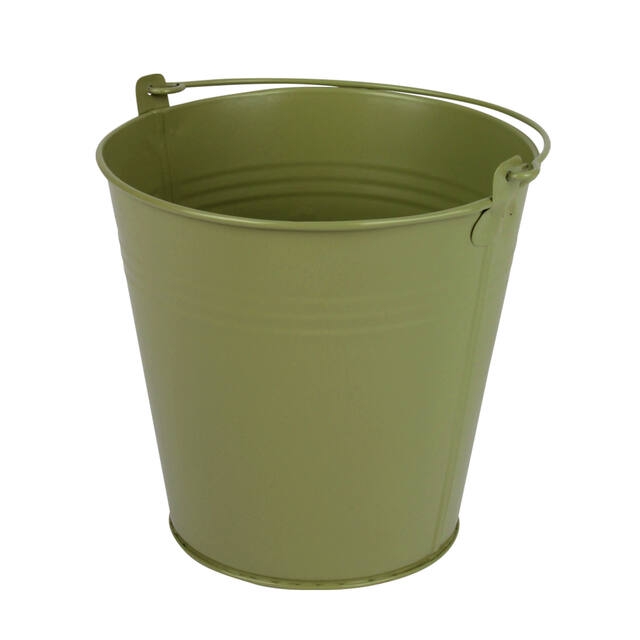 <h4>Bucket Sevilla zinc 15.5xH14.8cm ES14 / 15 green</h4>