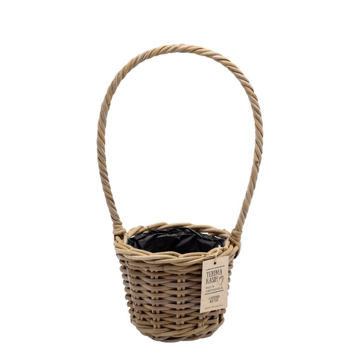 <h4>Baskets rattan Terima handle 15*14/42cm</h4>